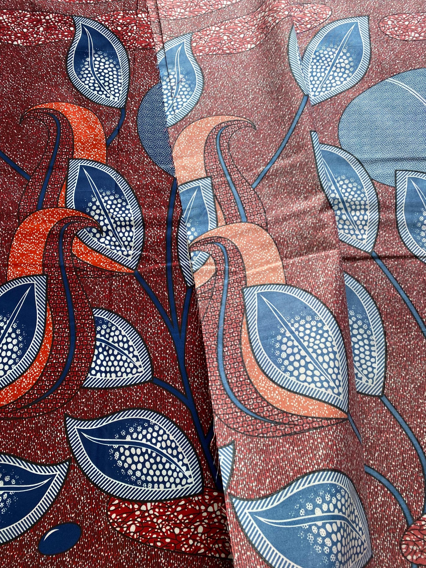 Polycotton African Fabric 6 Yards Soft Ankara Wax Print Material