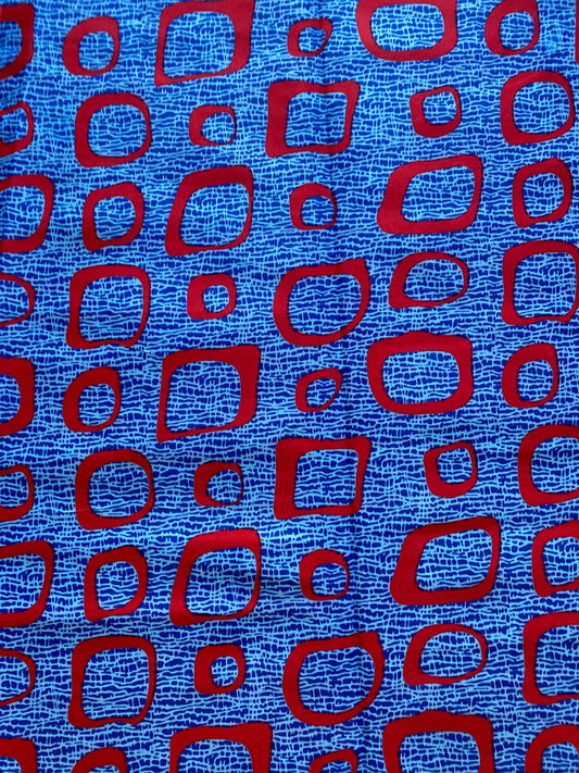 Polycotton African Fabric 6 Yards Soft Ankara Wax Print Material