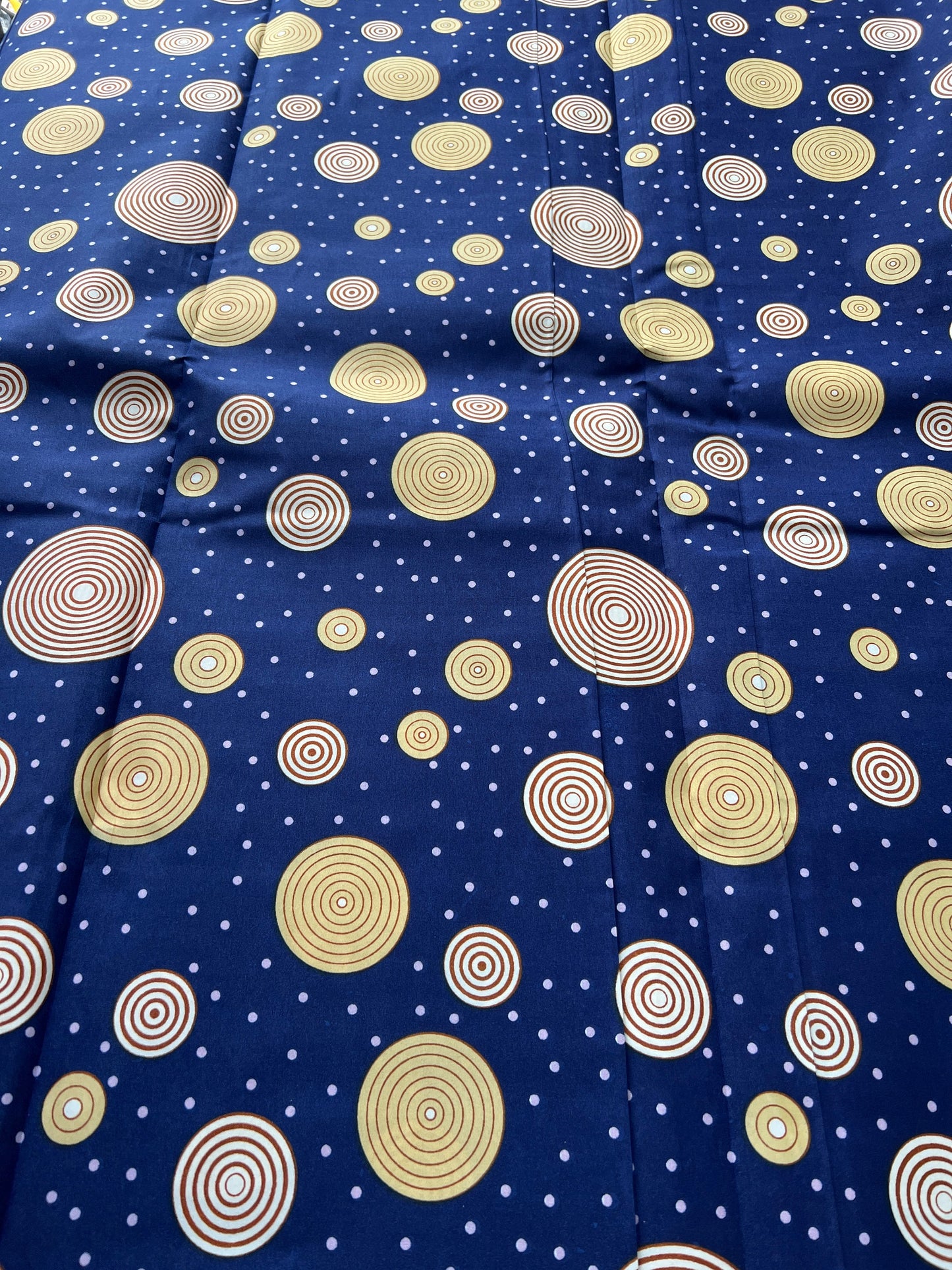 Polycotton African Fabric 6 Yards Soft Ankara Wax Print Material