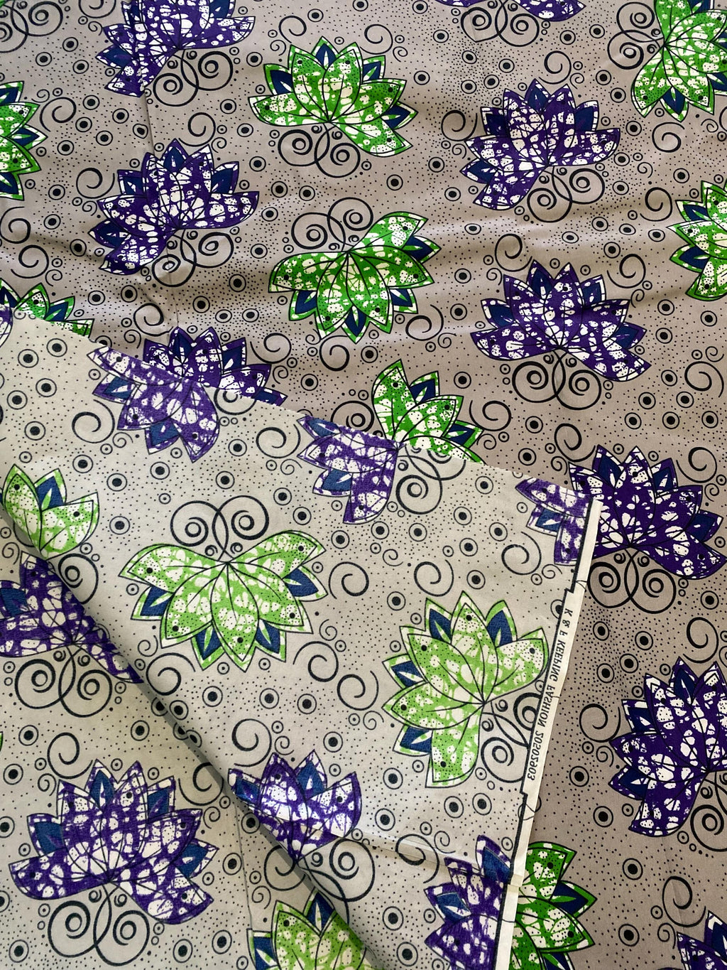 Polycotton African Fabric 6 Yards Soft Ankara Wax Print Material