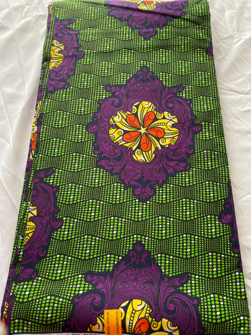 Polycotton African Fabric 6 Yards Soft Ankara Wax Print Material