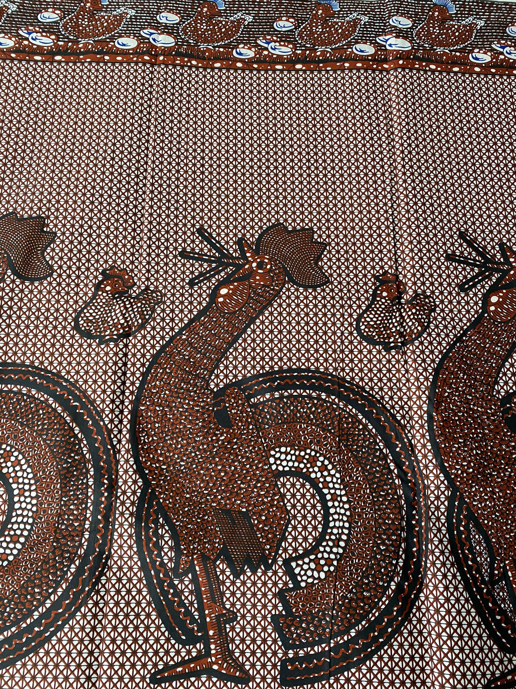 Polycotton African Fabric 6 Yards Soft Ankara Wax Print Material