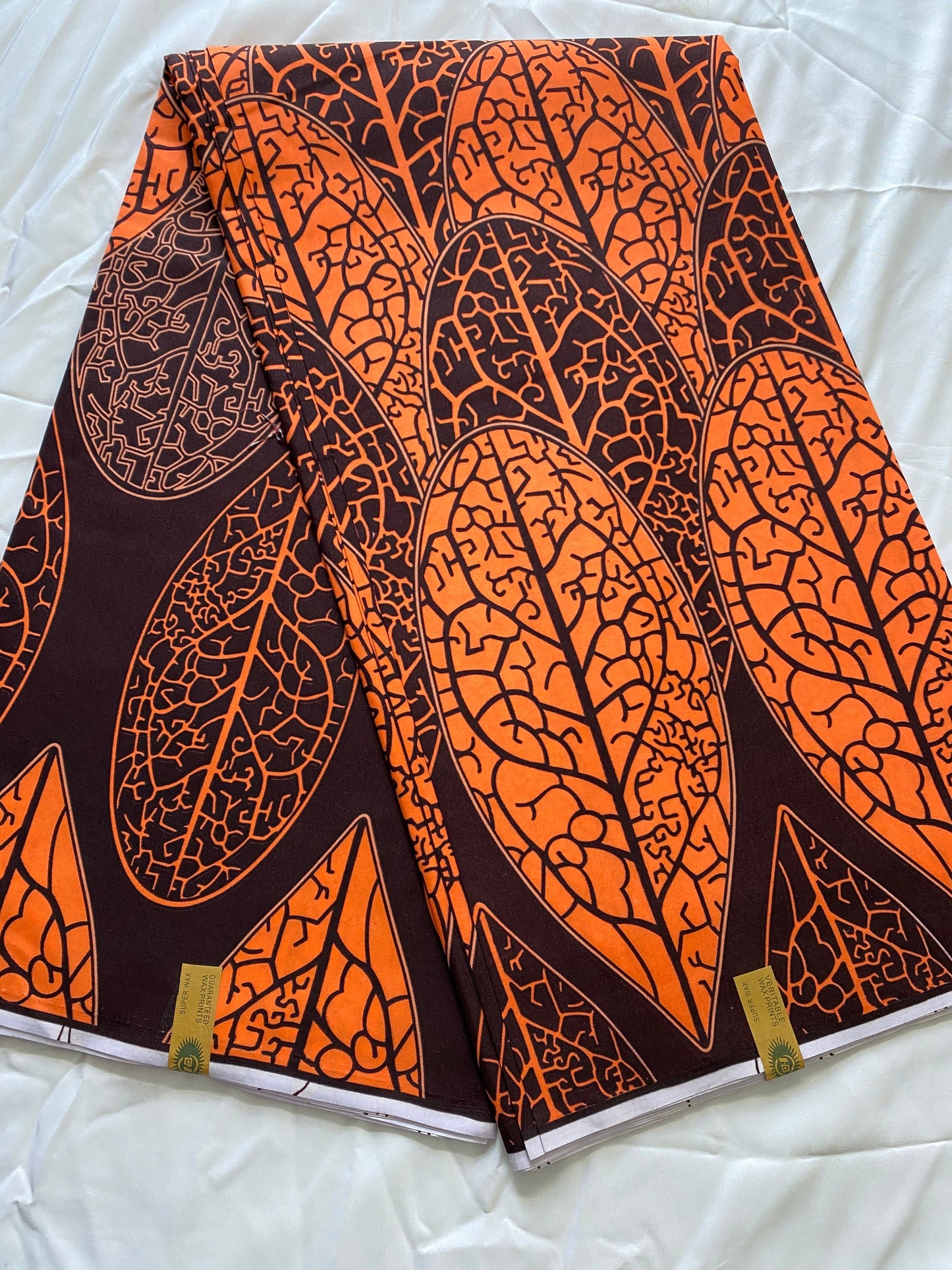 Polycotton African Fabric 6 Yards Soft Ankara Wax Print Material