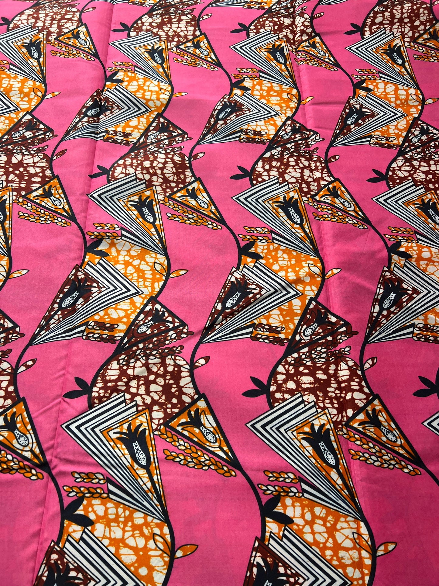 Polycotton African Fabric 6 Yards Soft Ankara Wax Print Material