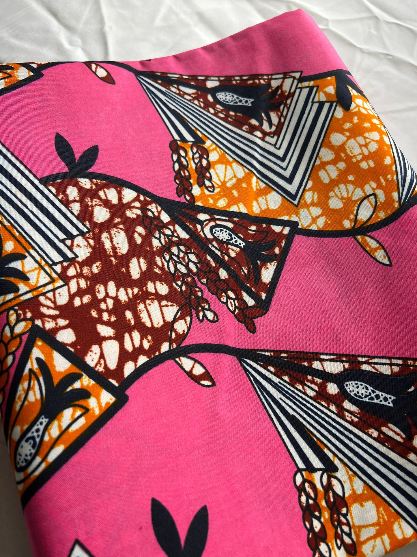 Polycotton African Fabric 6 Yards Soft Ankara Wax Print Material