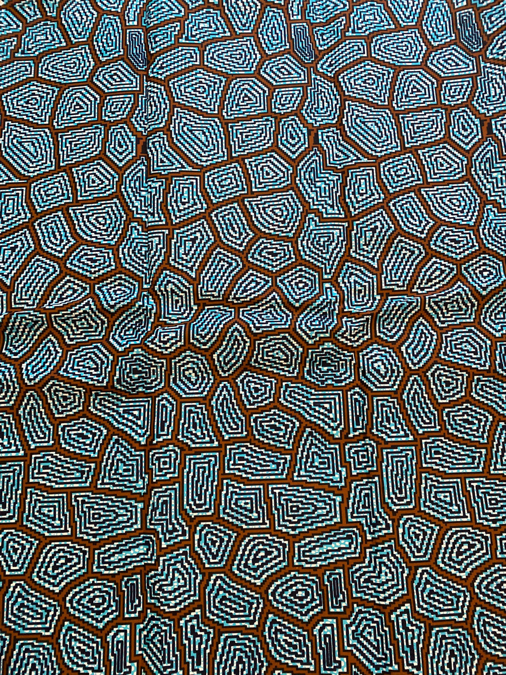 Polycotton African Fabric 6 Yards Soft Ankara Wax Print Material