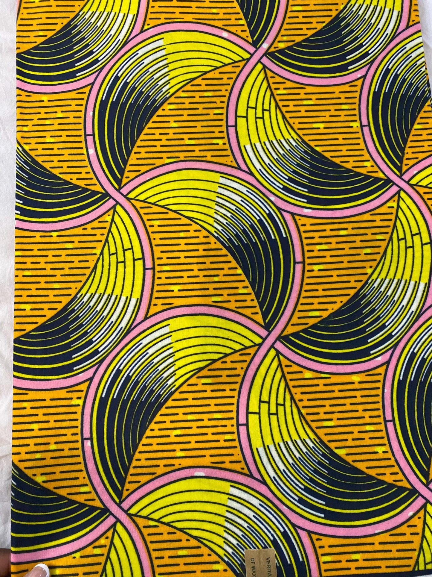 Polycotton African Fabric 6 Yards Soft Ankara Wax Print Material