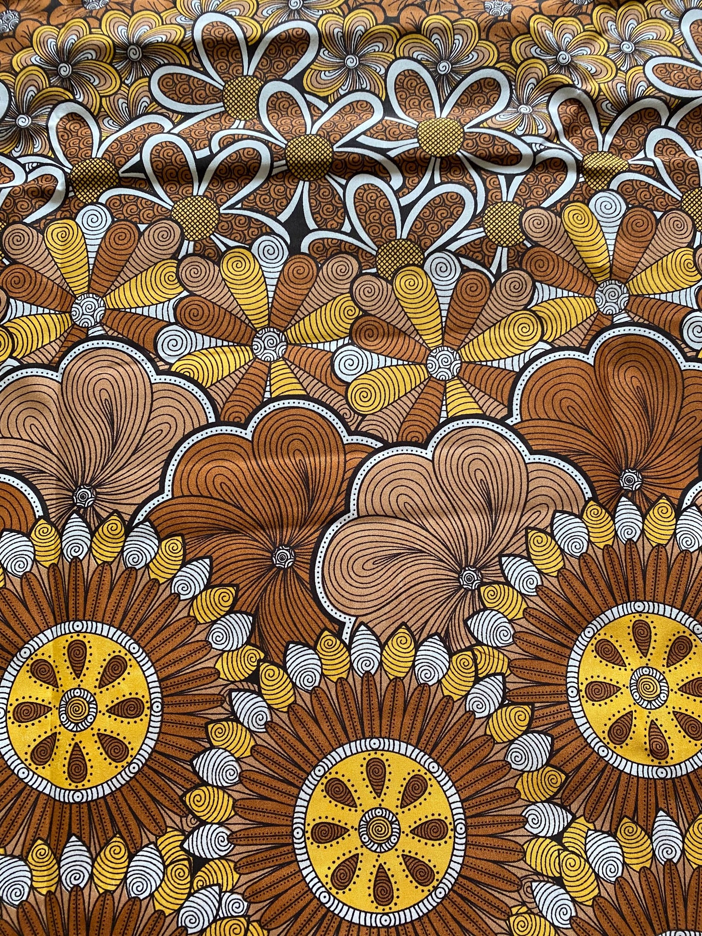 Polycotton African Fabric 6 Yards Soft Ankara Wax Print Material