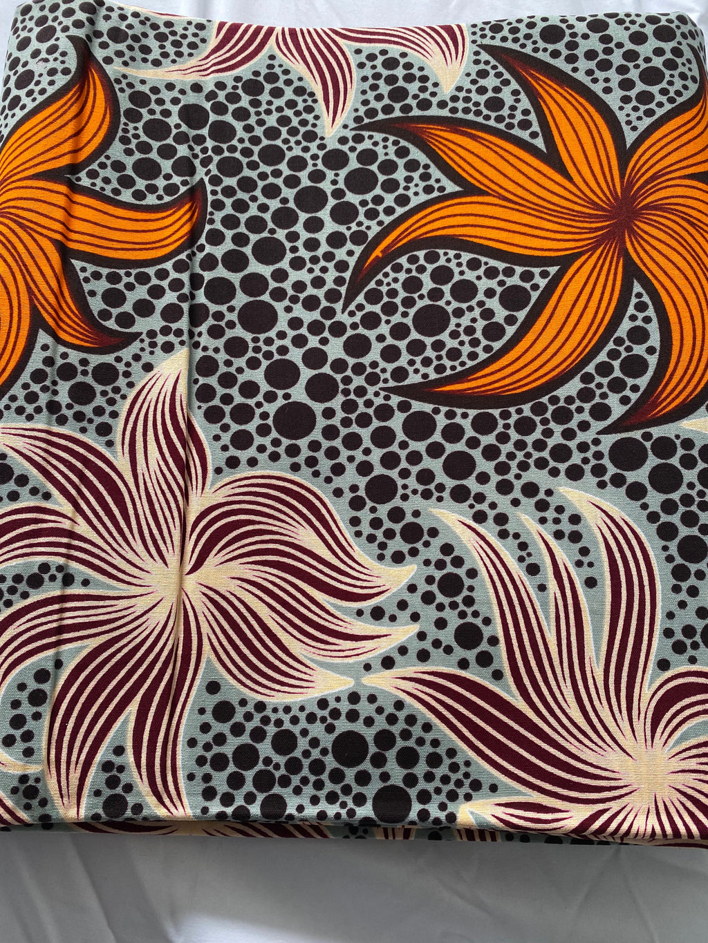 6 Yards 100% Cotton Ankara Wax Print Fabric African Print for Dressmaking, Quilting & Home Décor