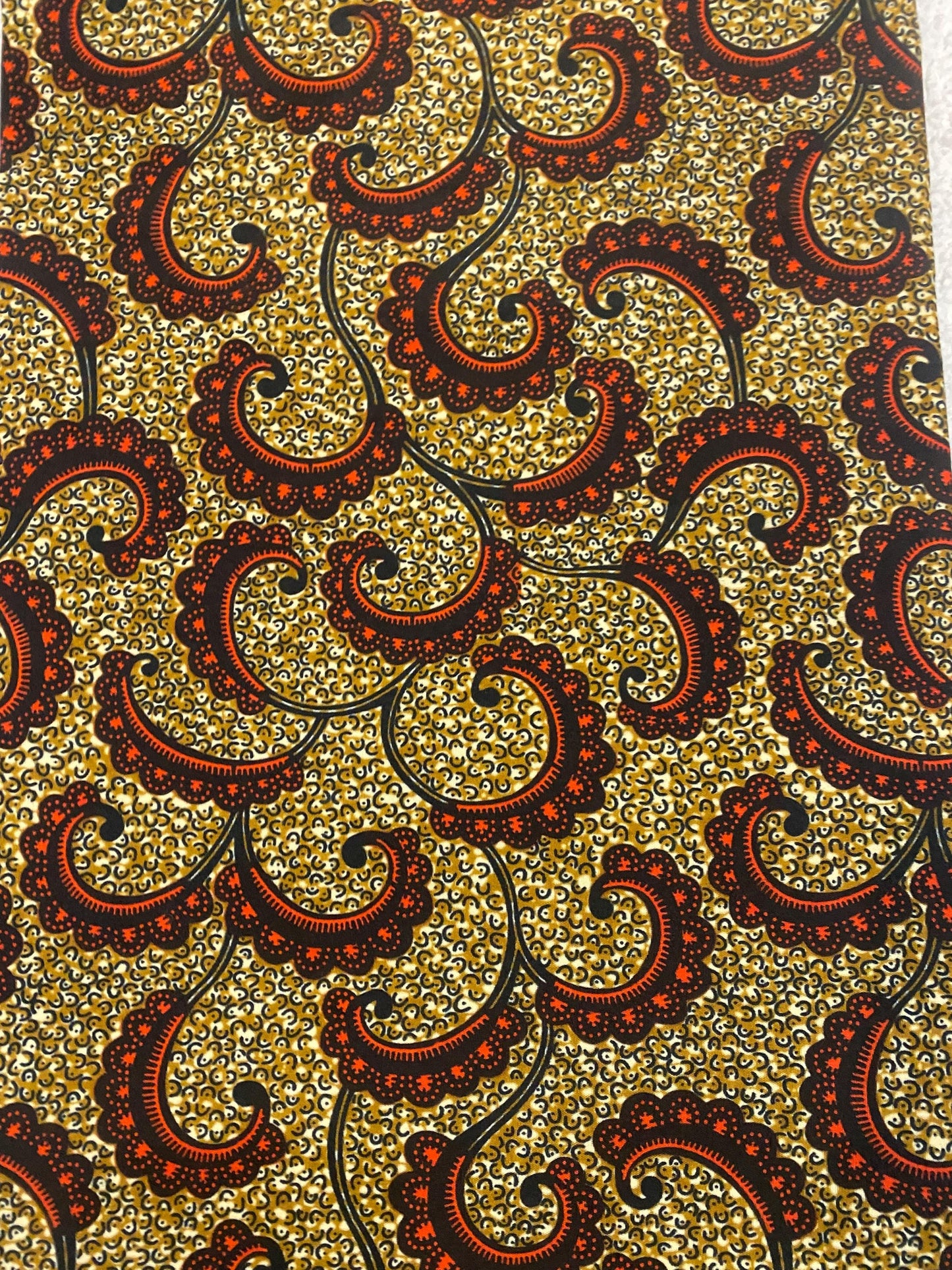 Polycotton African Fabric 6 Yards Soft Ankara Wax Print Material