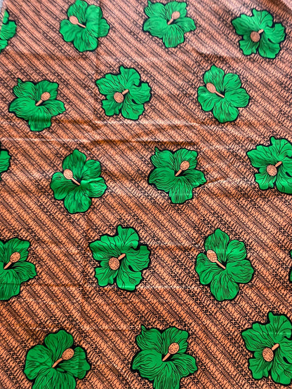 Polycotton African Fabric 6 Yards Soft Ankara Wax Print Material