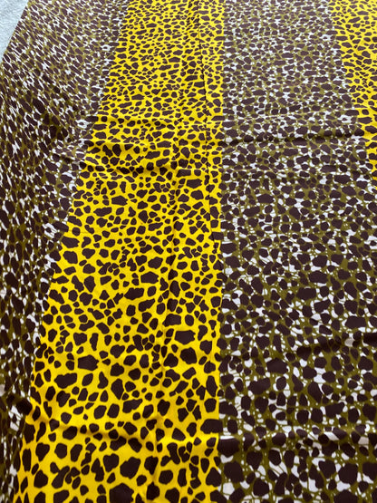 Polycotton African Fabric 6 Yards Soft Ankara Wax Print Material