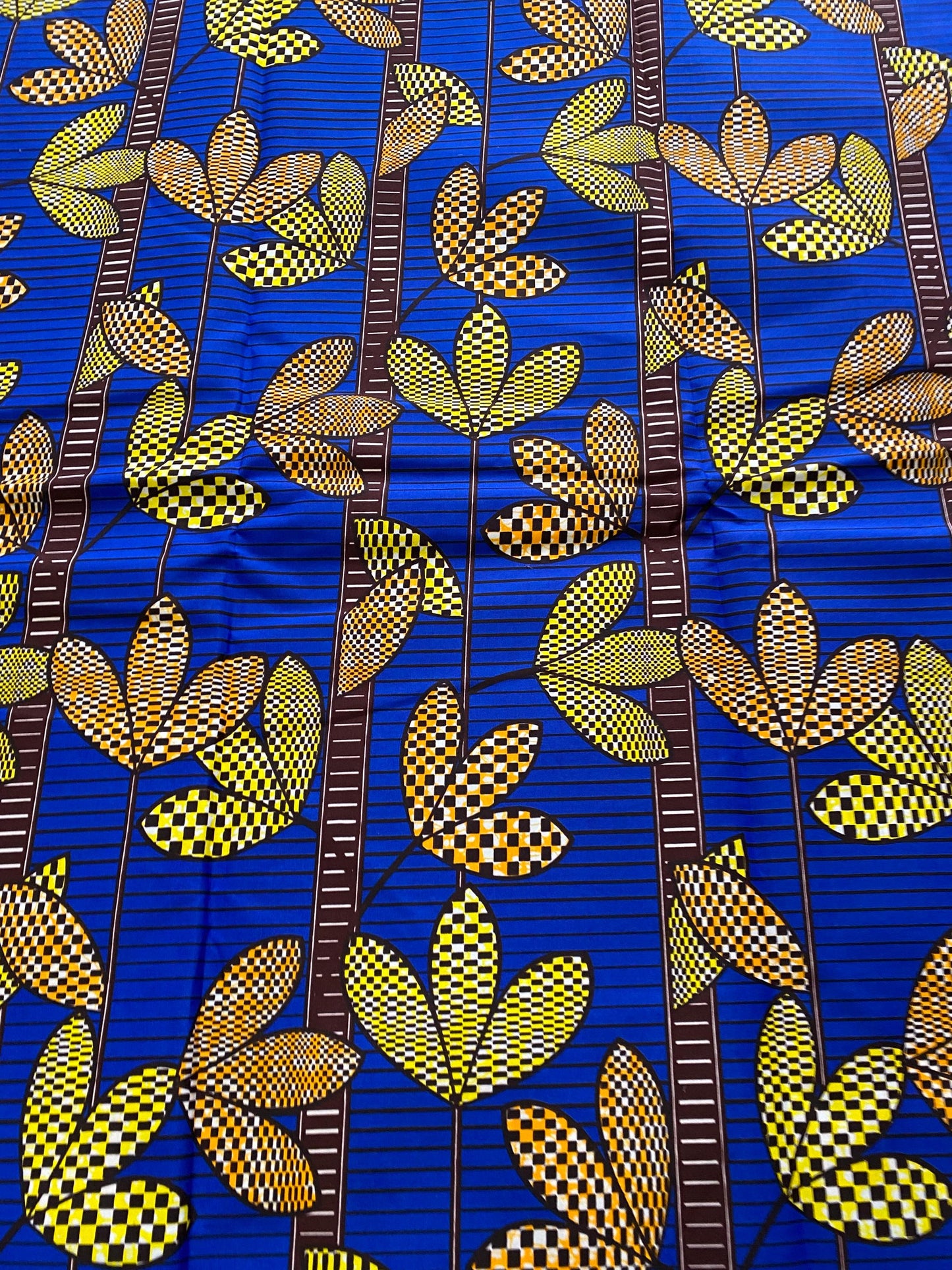 Polycotton African Fabric 6 Yards Soft Ankara Wax Print Material