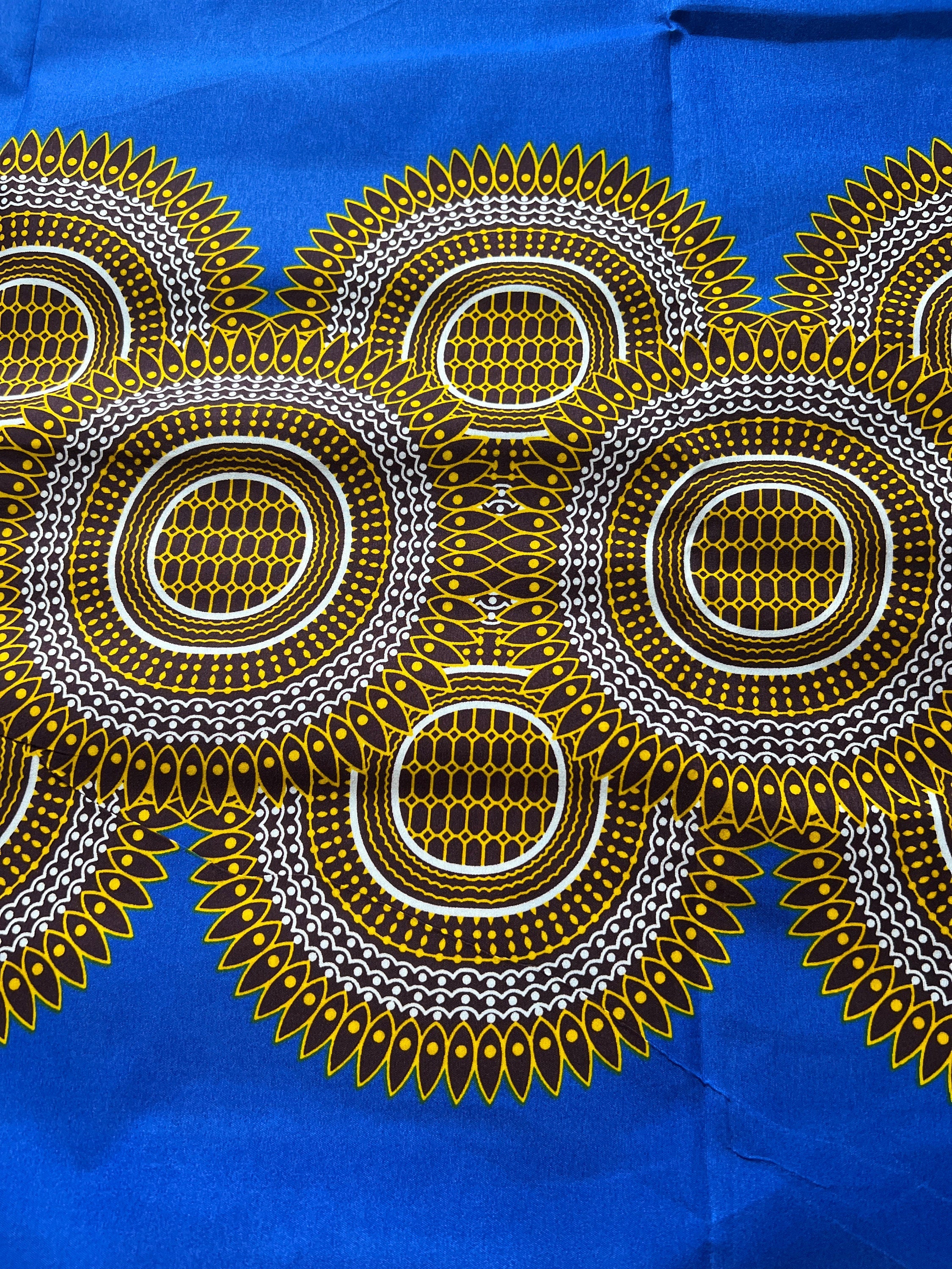 Polycotton African Fabric 6 Yards Soft Ankara Wax Print Material