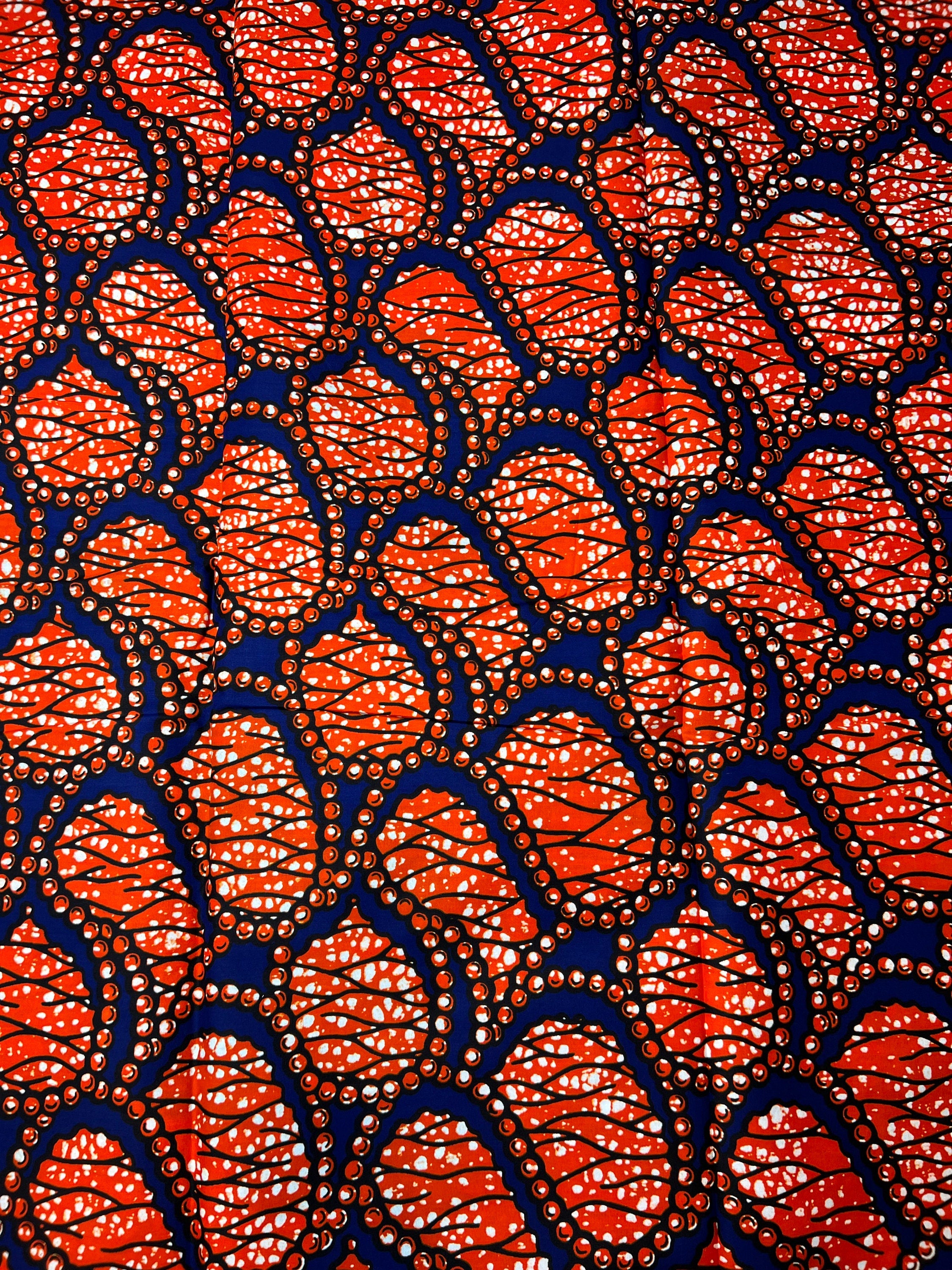 6 Yards 100% Cotton Ankara Wax Print Fabric African Print for Dressmaking, Quilting & Home Décor