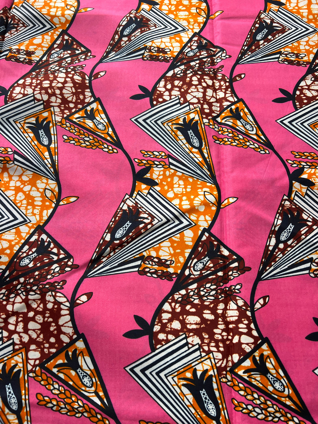 Polycotton African Fabric 6 Yards Soft Ankara Wax Print Material