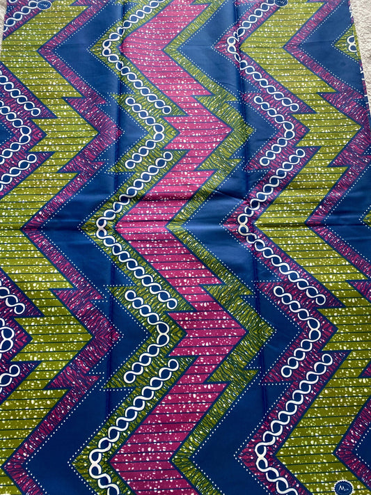Polycotton African Fabric 6 Yards Soft Ankara Wax Print Material