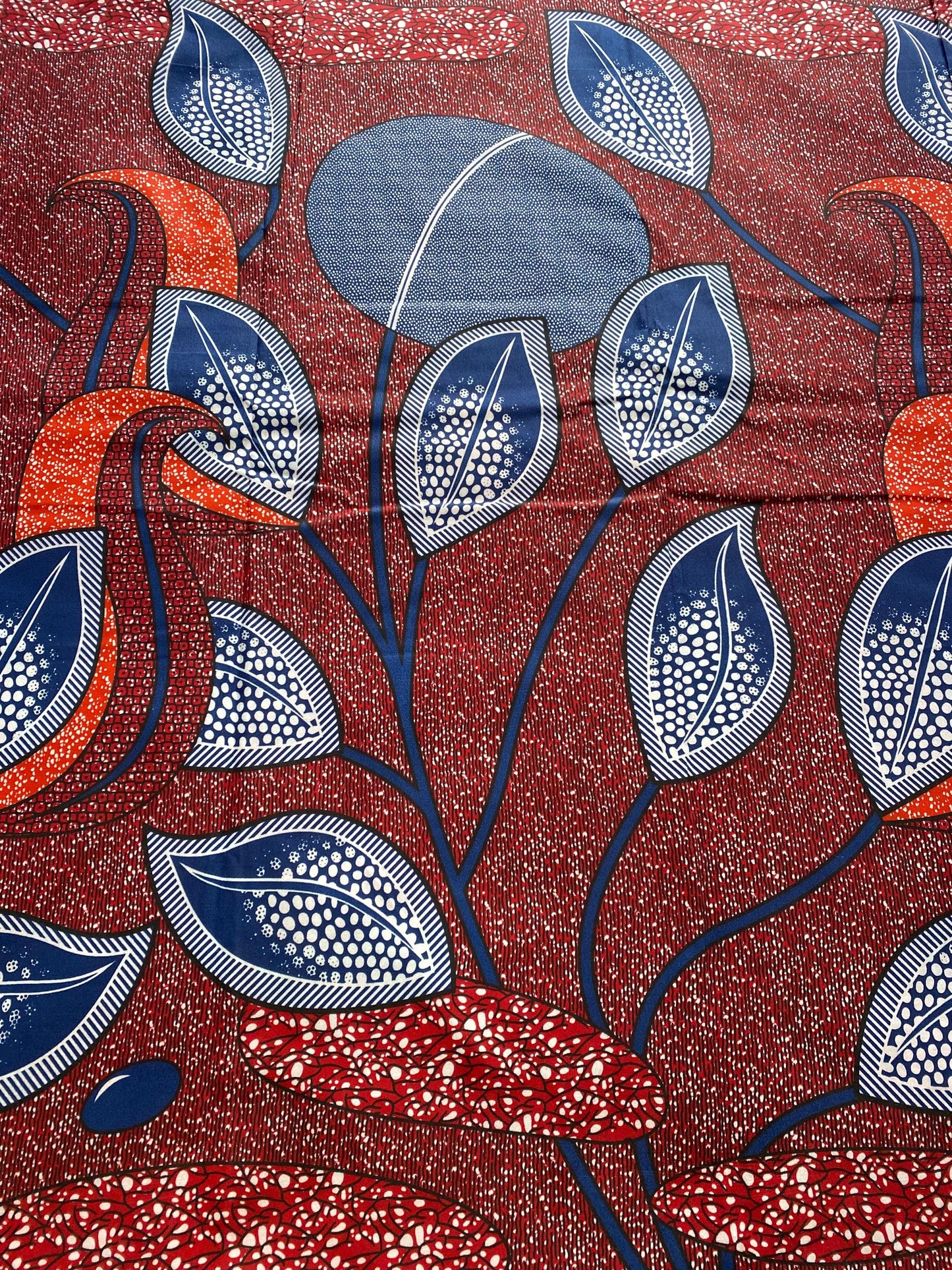 Polycotton African Fabric 6 Yards Soft Ankara Wax Print Material