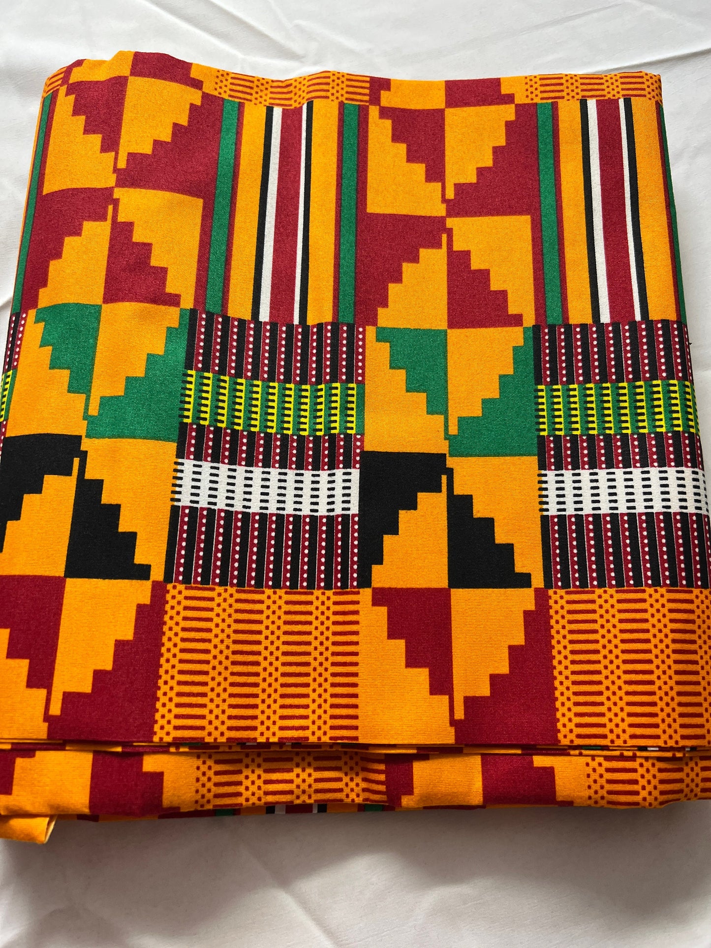 Polycotton African Fabric 6 Yards Soft Ankara Wax Print Material