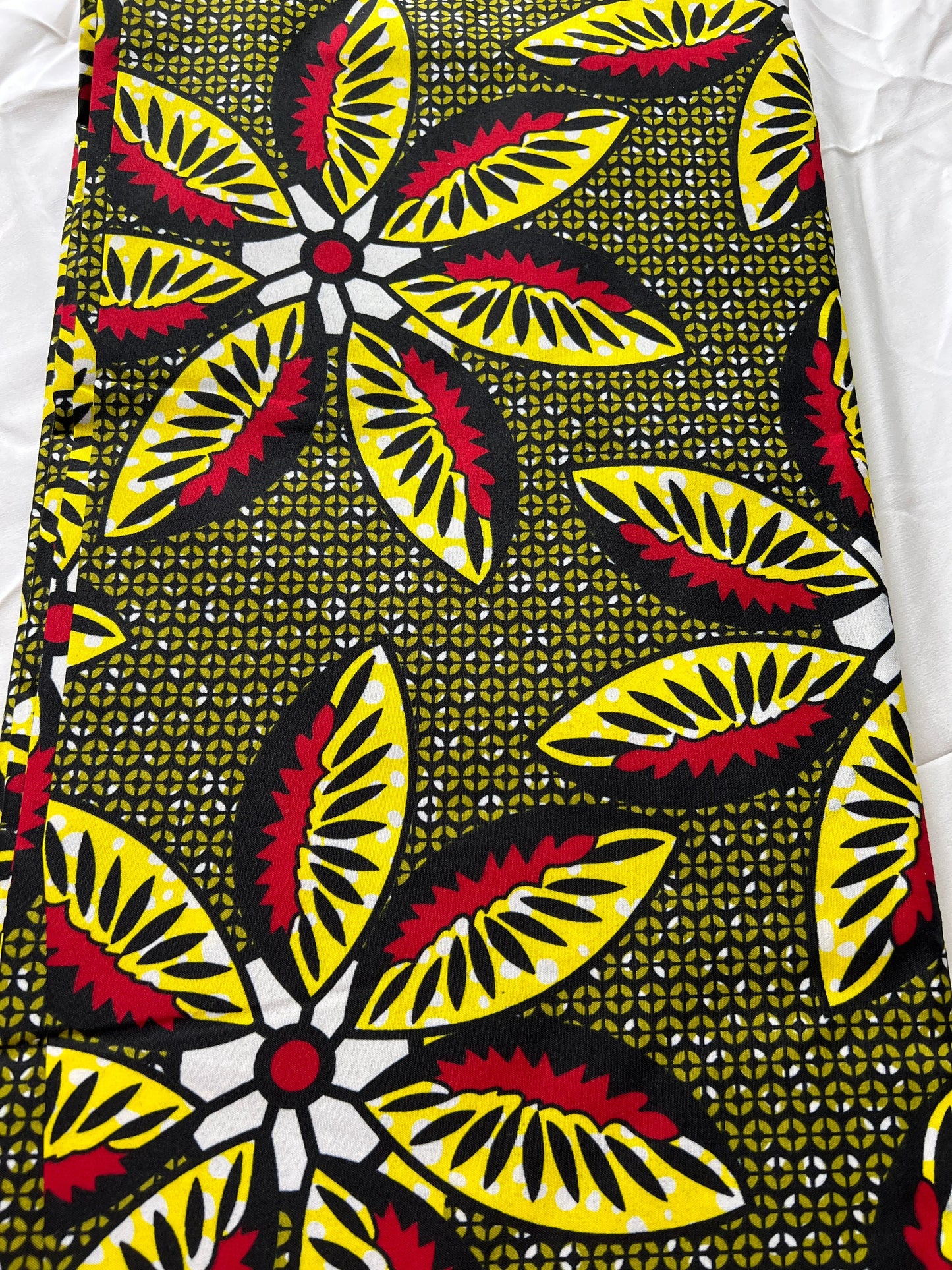 Polycotton African Fabric 6 Yards Soft Ankara Wax Print Material