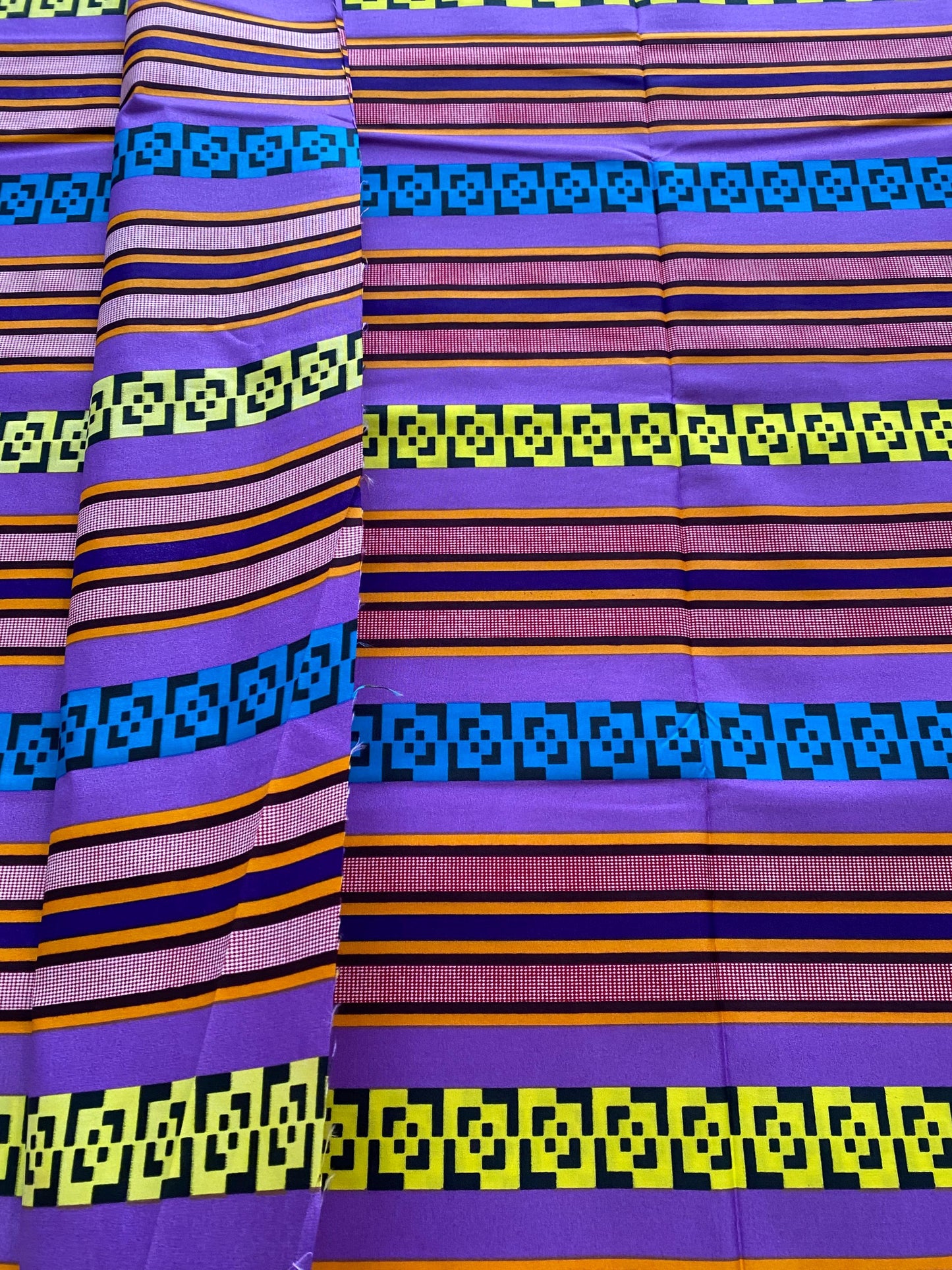 Polycotton African Fabric 6 Yards Soft Ankara Wax Print Material