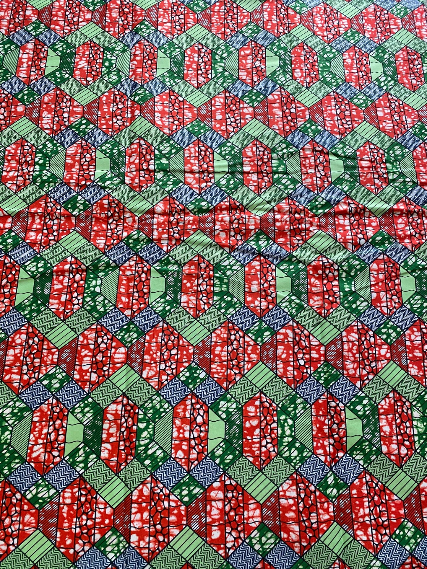 Polycotton African Fabric 6 Yards Soft Ankara Wax Print Material