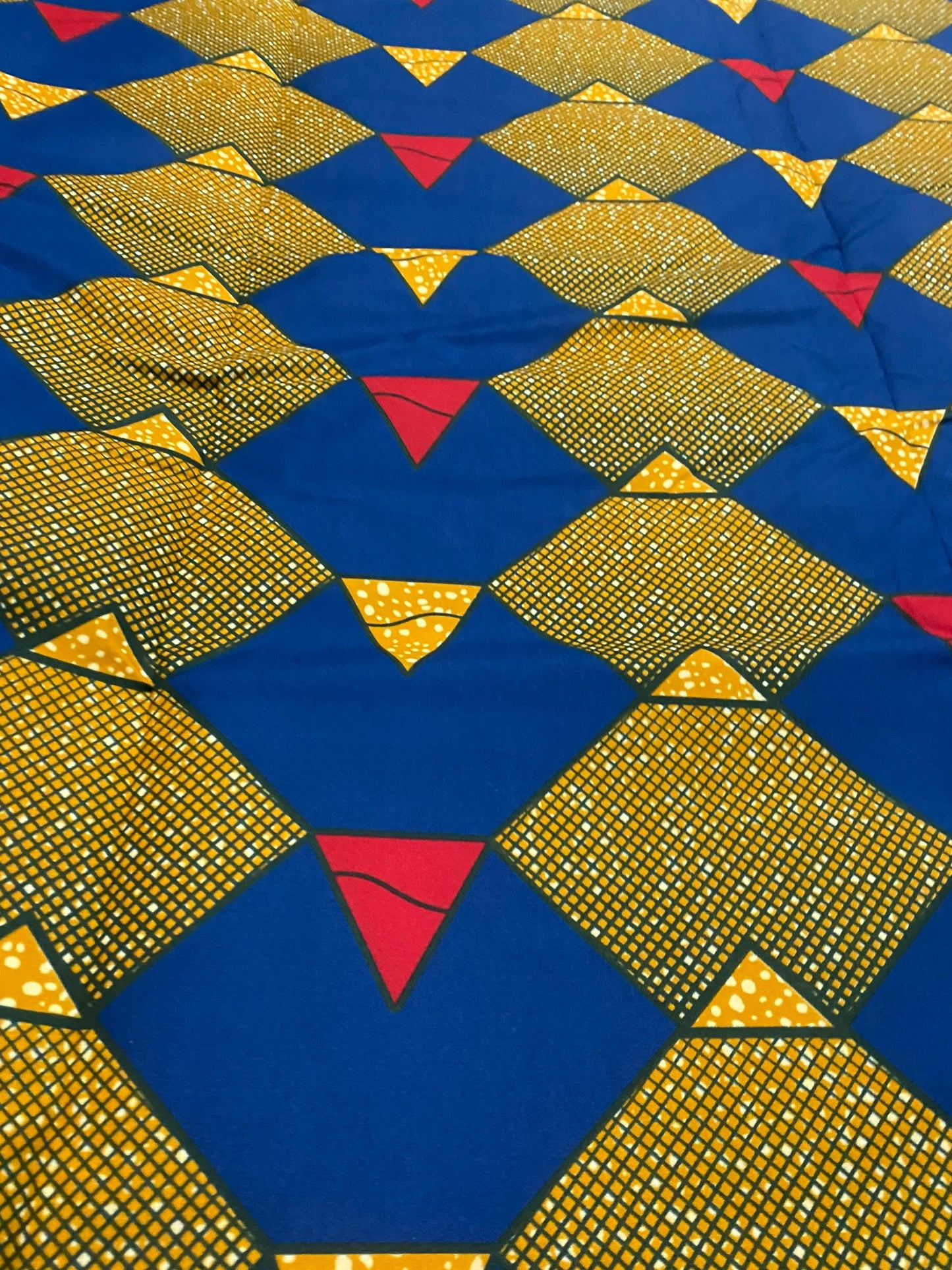 Polycotton African Fabric 6 Yards Soft Ankara Wax Print Material