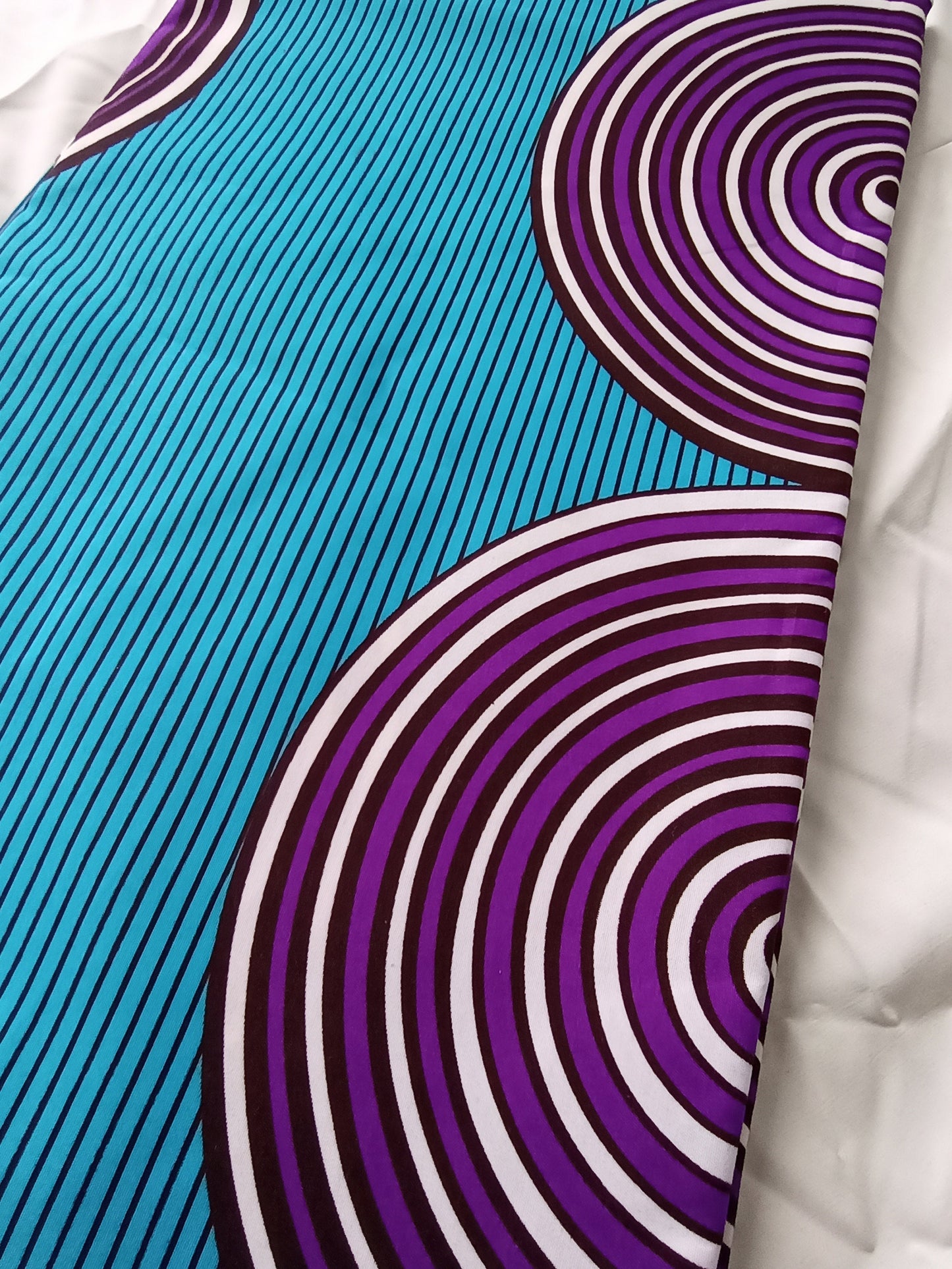 Polycotton African Fabric 6 Yards Soft Ankara Wax Print Material