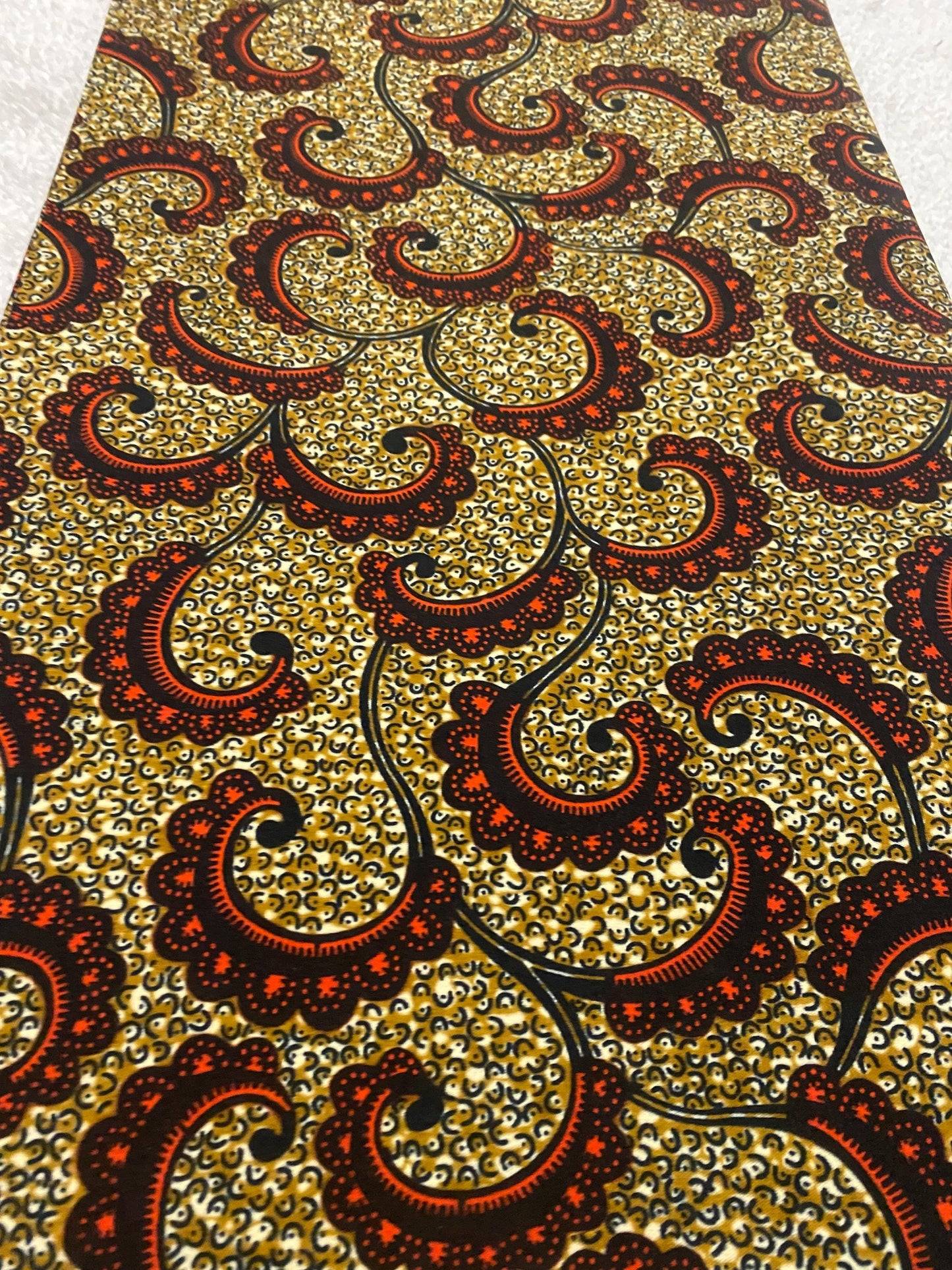 Polycotton African Fabric 6 Yards Soft Ankara Wax Print Material