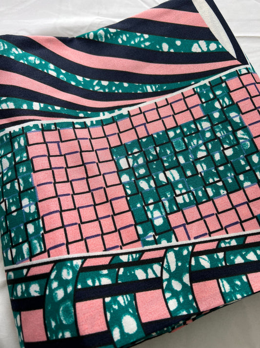 Polycotton African Fabric 6 Yards Soft Ankara Wax Print Material