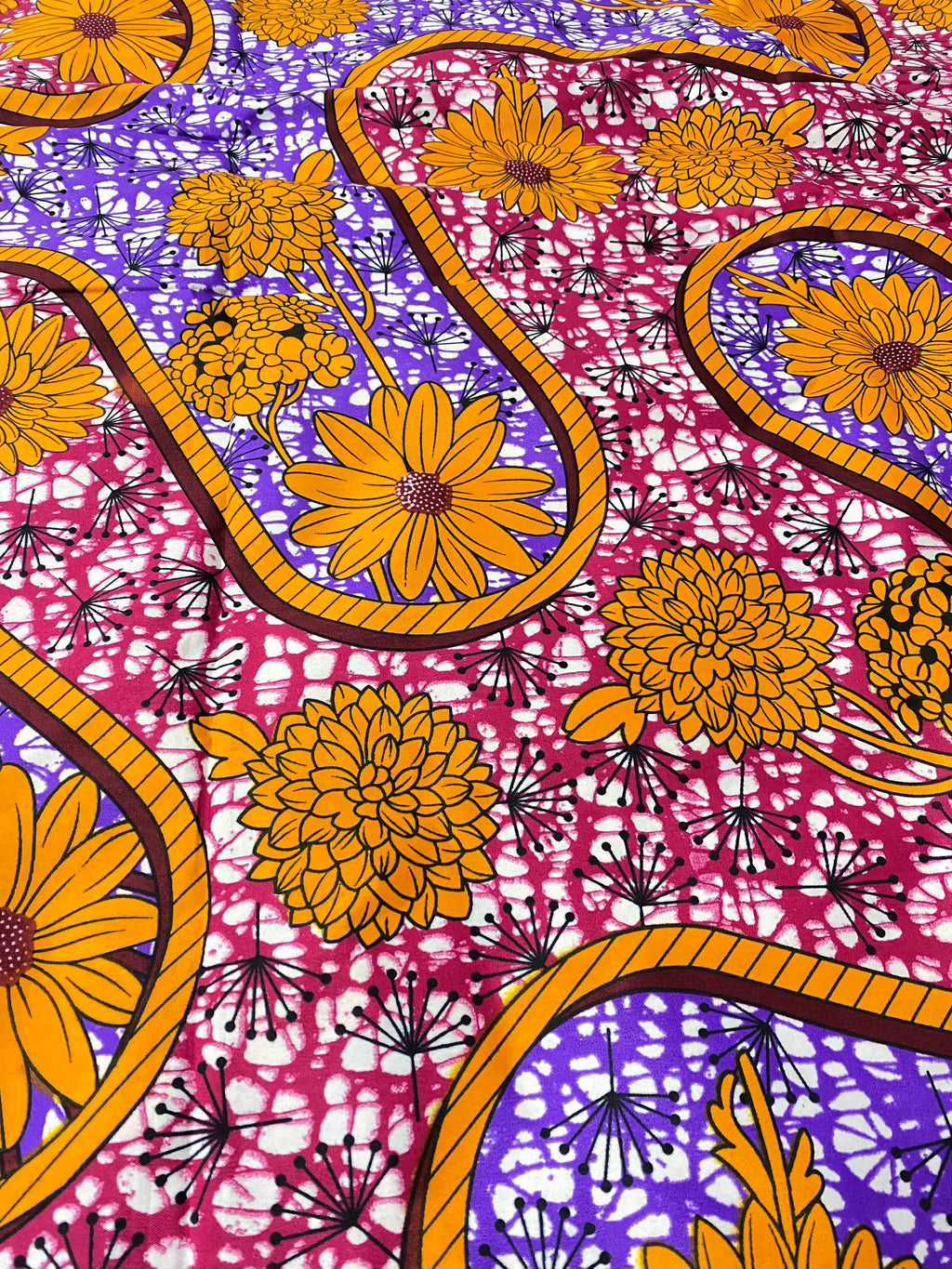 Polycotton African Fabric 6 Yards Soft Ankara Wax Print Material