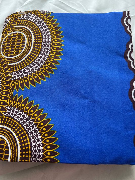 Polycotton African Fabric 6 Yards Soft Ankara Wax Print Material