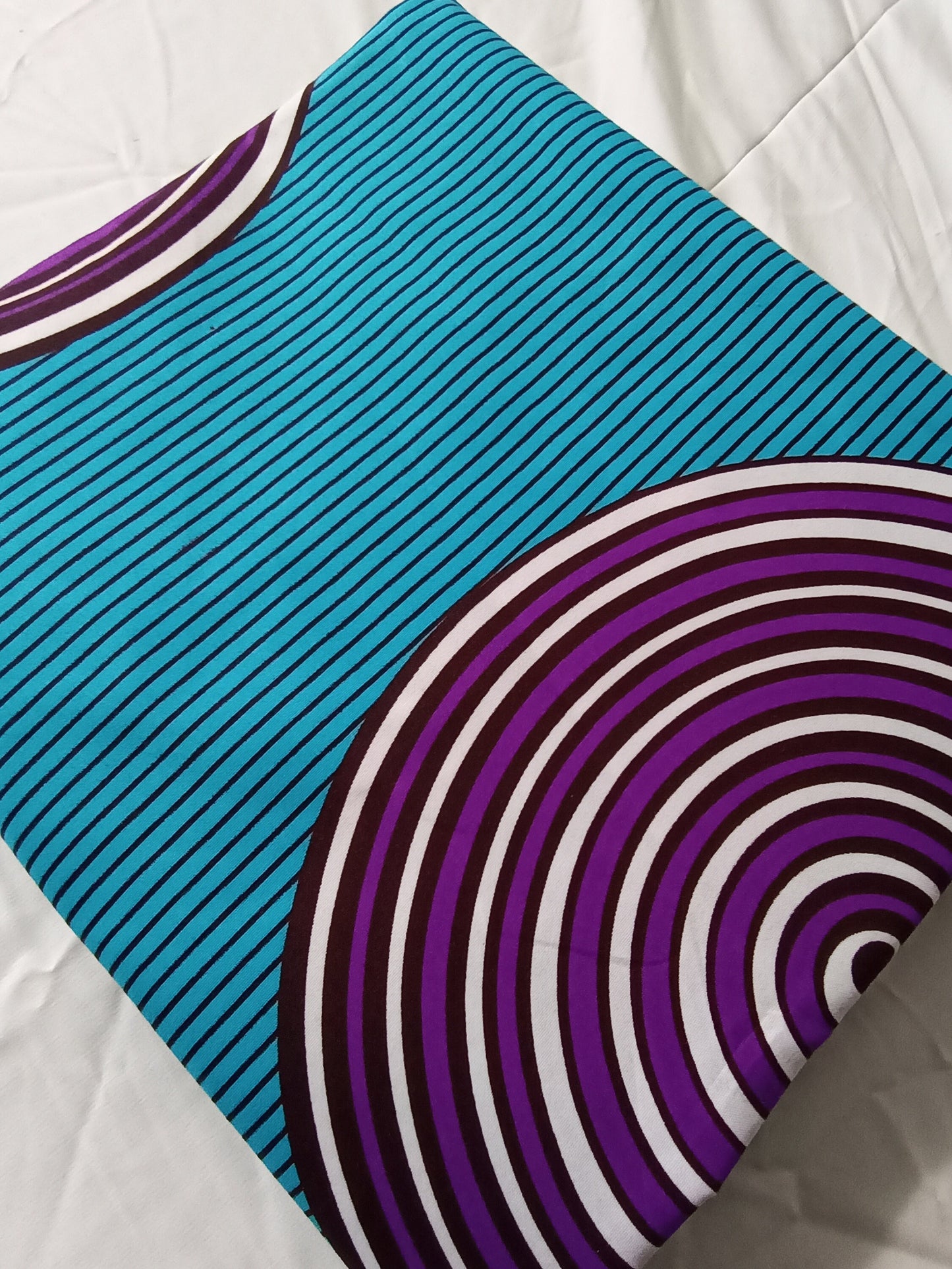 Polycotton African Fabric 6 Yards Soft Ankara Wax Print Material