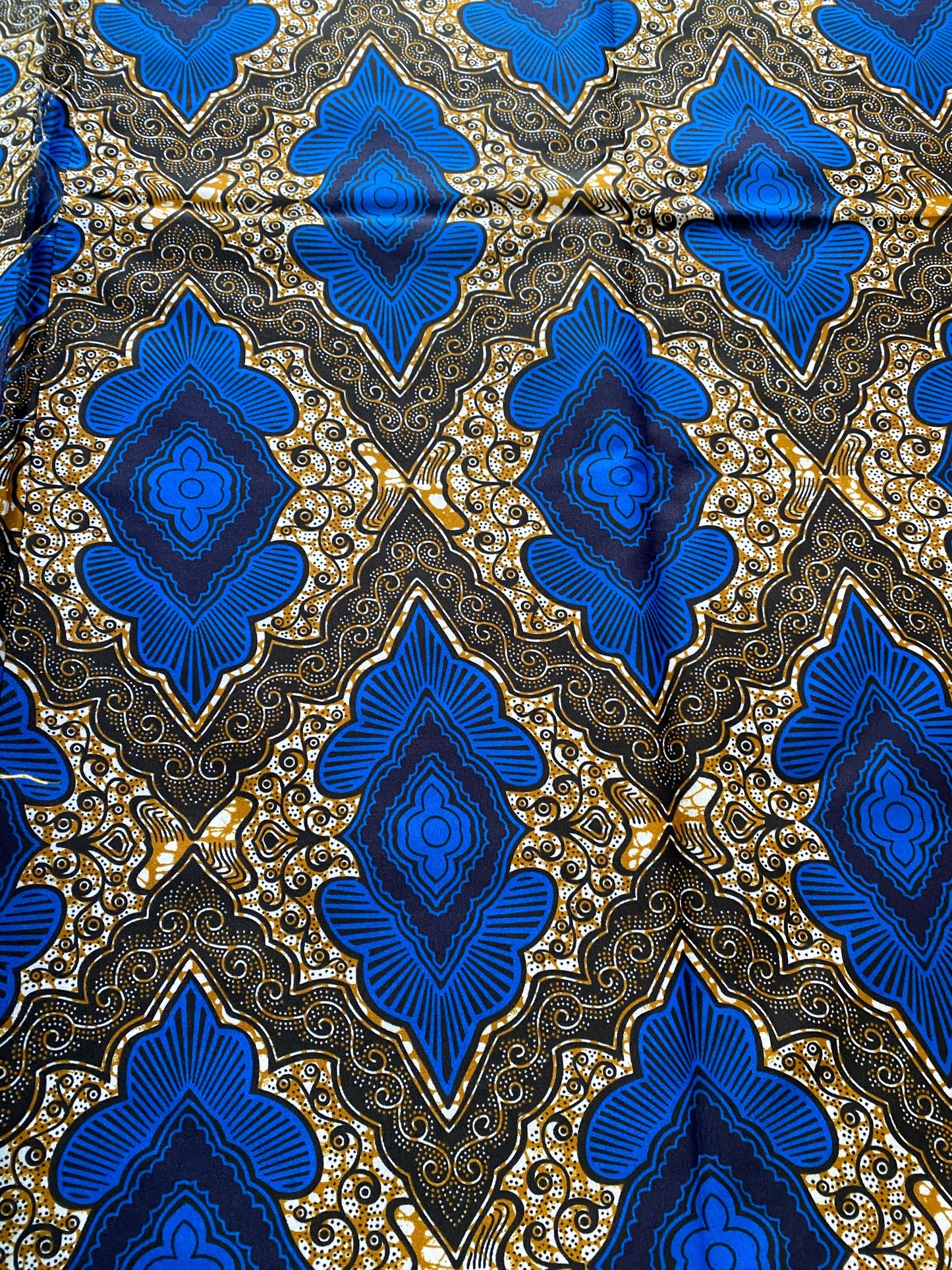 Polycotton African Fabric 6 Yards Soft Ankara Wax Print Material