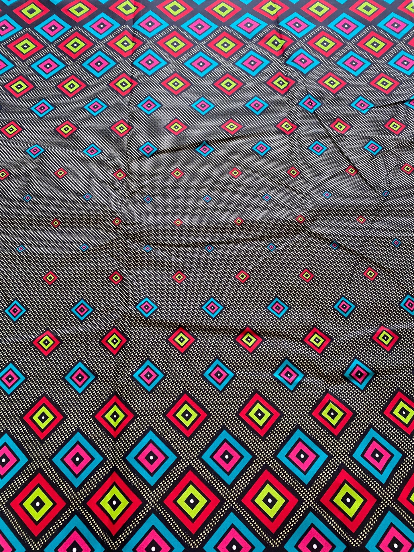 Polycotton African Fabric 6 Yards Soft Ankara Wax Print Material