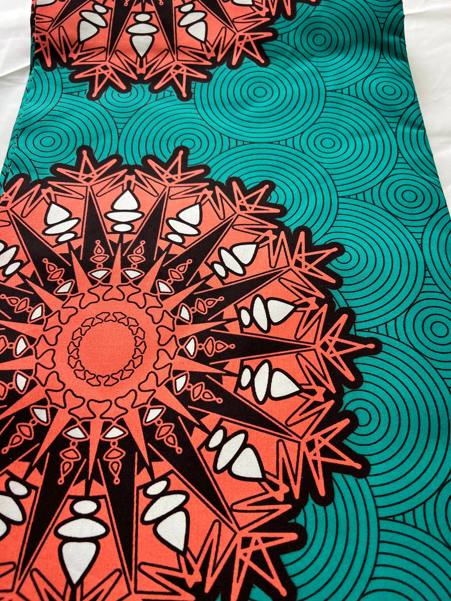 Polycotton African Fabric 6 Yards Soft Ankara Wax Print Material