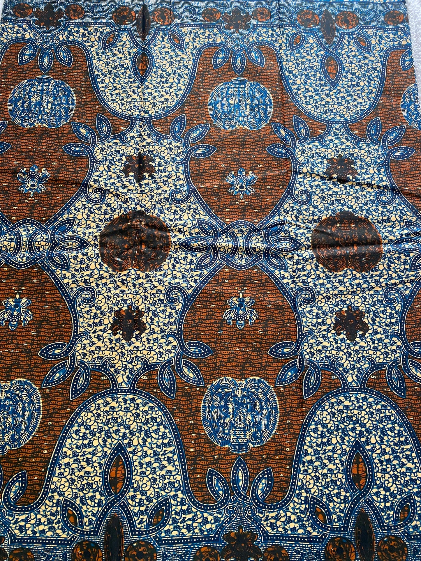 Polycotton African Fabric 6 Yards Soft Ankara Wax Print Material