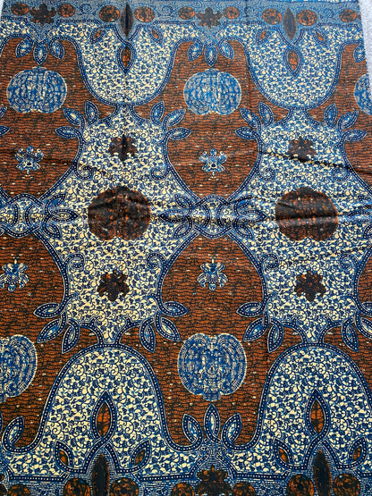 Polycotton African Fabric 6 Yards Soft Ankara Wax Print Material