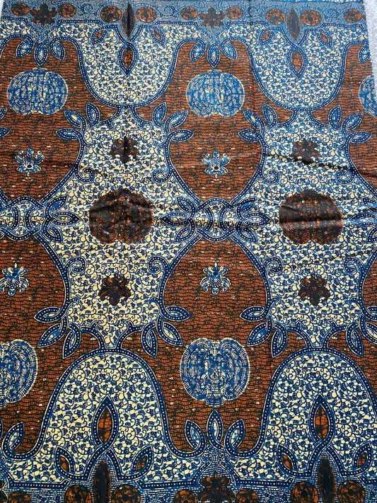 Polycotton African Fabric 6 Yards Soft Ankara Wax Print Material