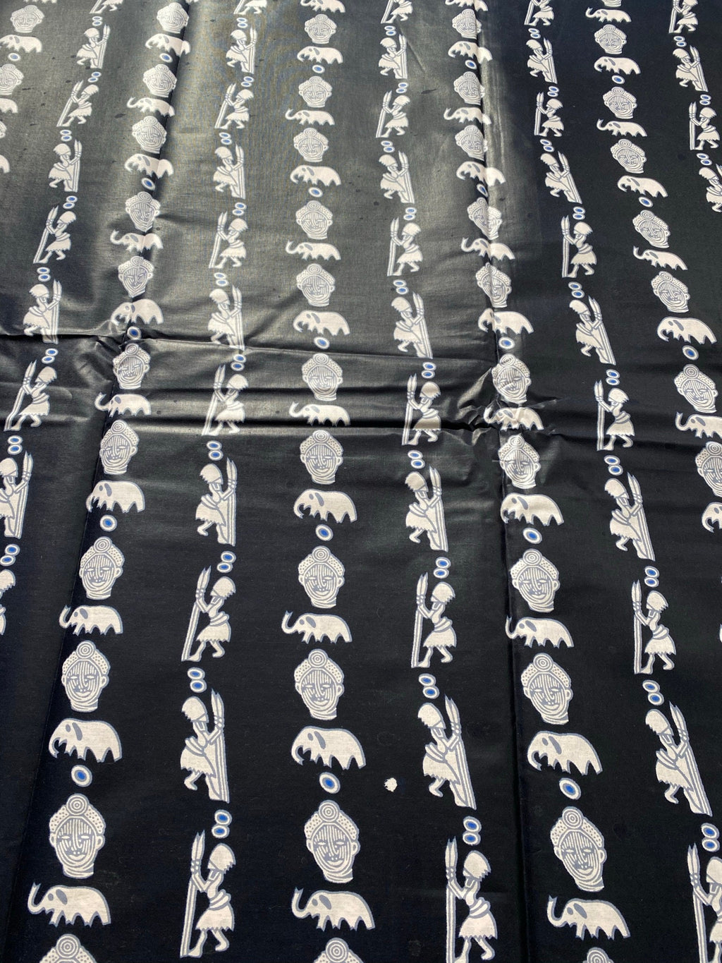 Mud Print Fabric 6 Yards African Tribal Wax Print Cloth