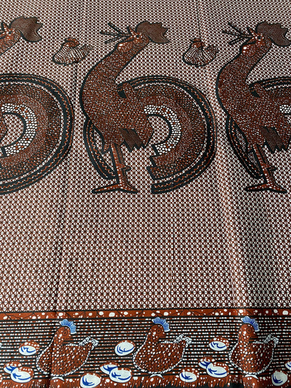 Polycotton African Fabric 6 Yards Soft Ankara Wax Print Material