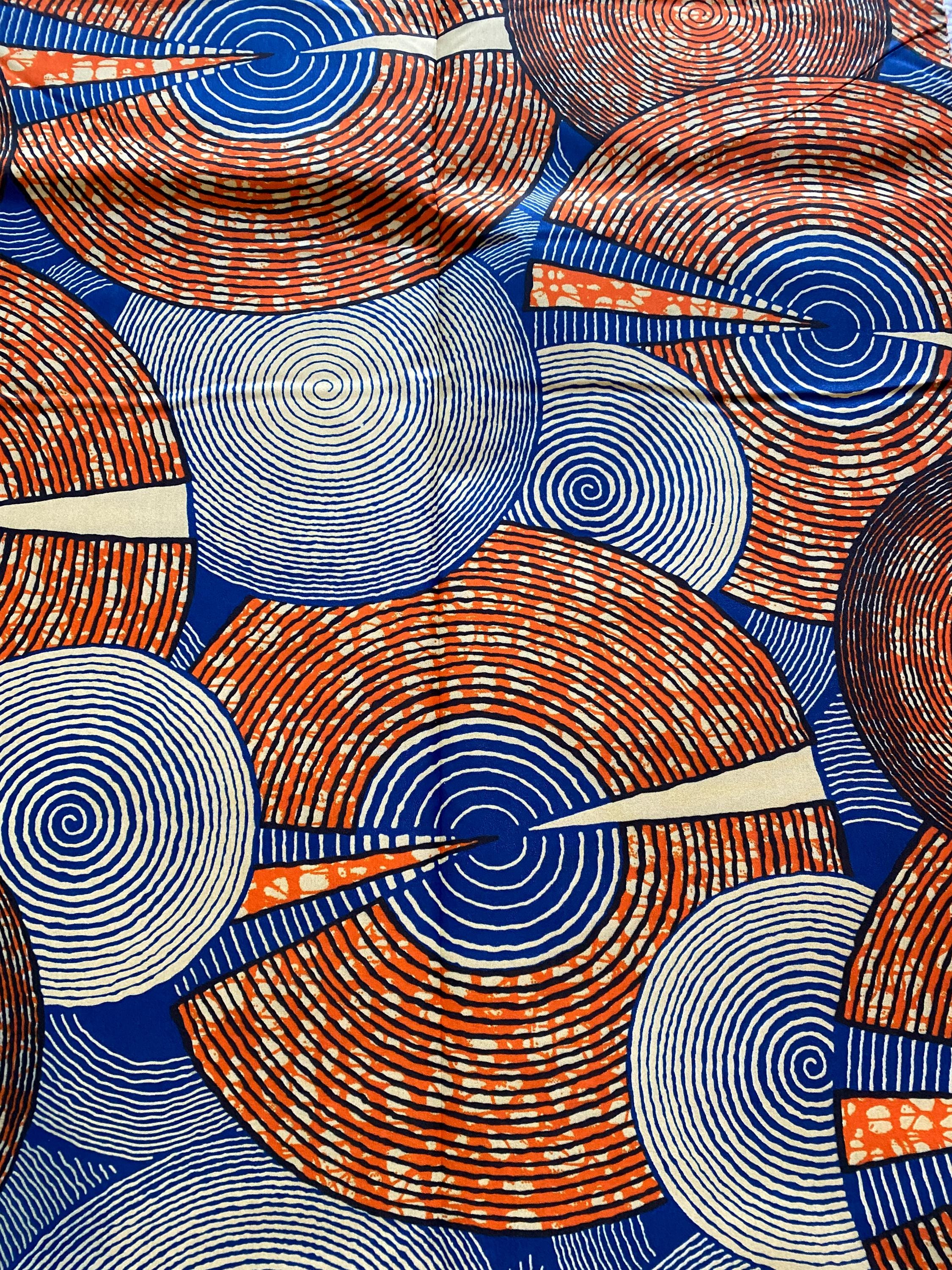 Polycotton African Fabric 6 Yards Soft Ankara Wax Print Material