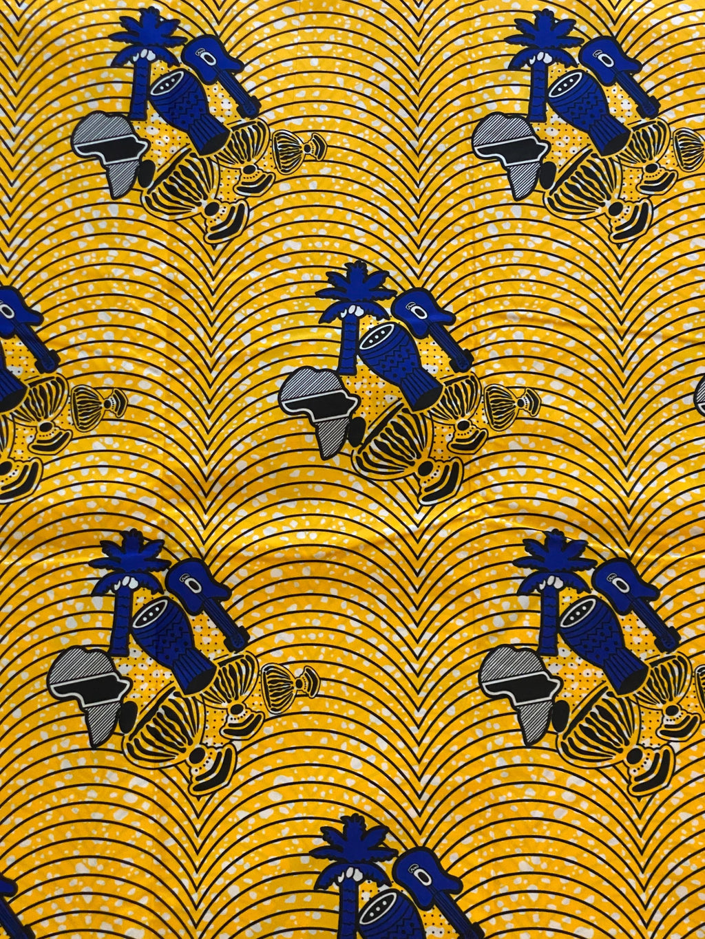 Polycotton African Fabric 6 Yards Soft Ankara Wax Print Material