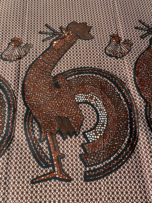 Polycotton African Fabric 6 Yards Soft Ankara Wax Print Material