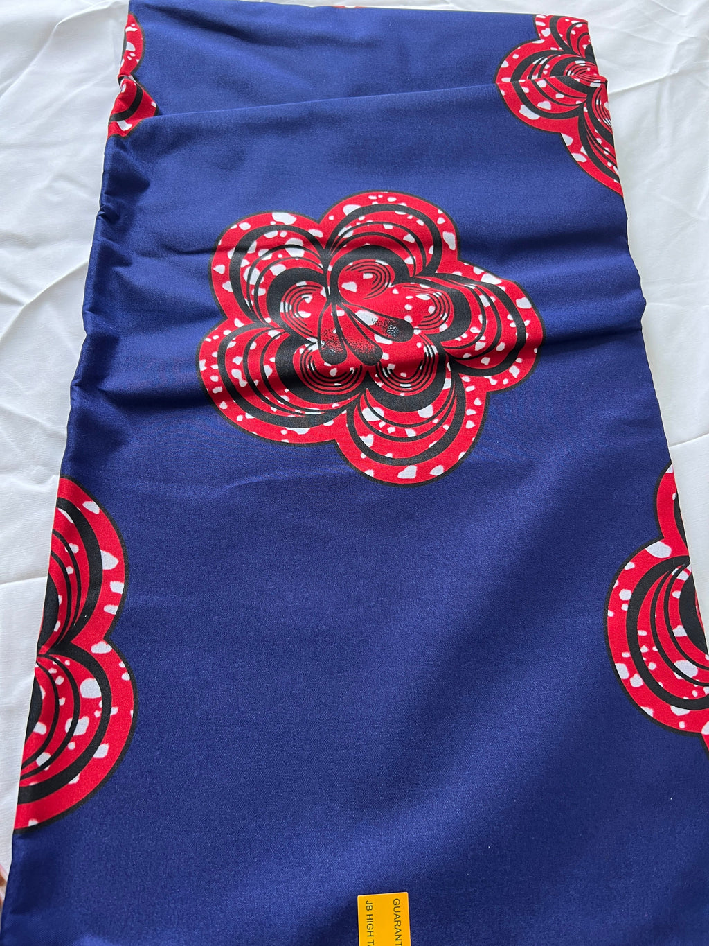 Floral Ankara Fabric: Soft Polycotton African Print, 6 Yards