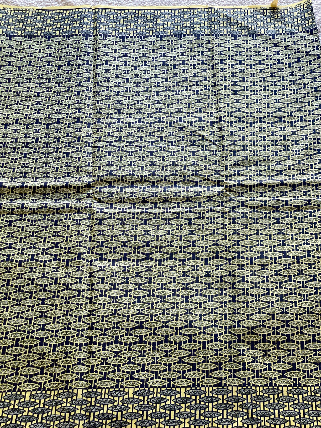 Polycotton African Fabric 6 Yards Soft Ankara Wax Print Material