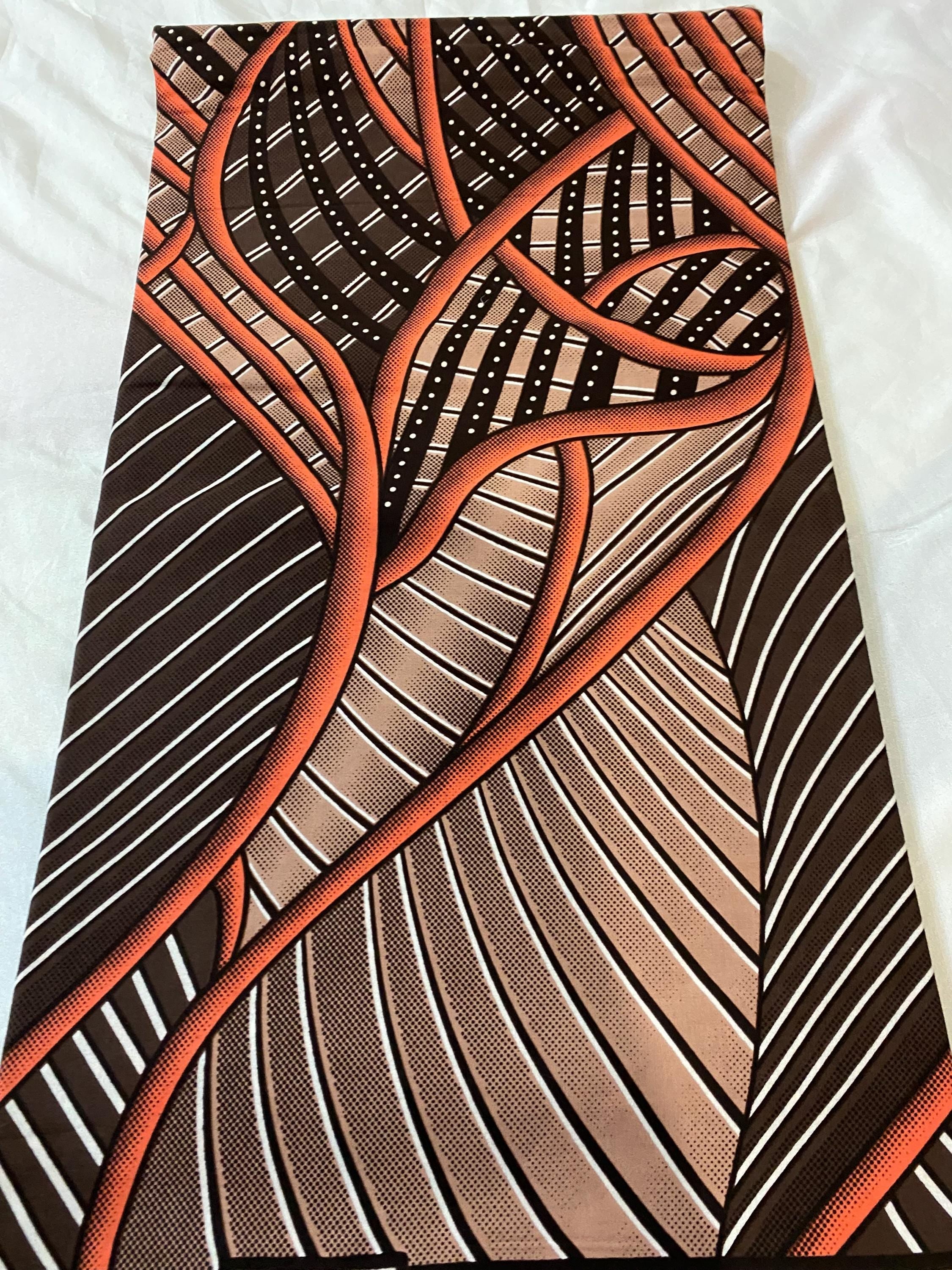 6 Yards 100% Cotton Ankara Wax Print Fabric African Print for Dressmaking, Quilting & Home Décor