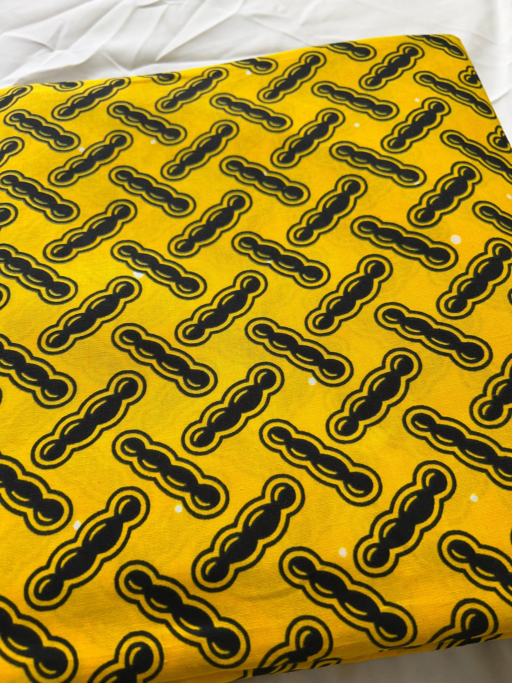 African Wax Print Fabric: Multicolored Cotton Textile, 6 Yard