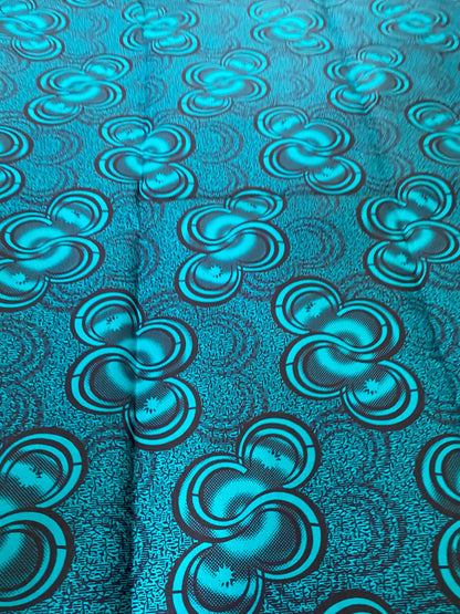 Polycotton African Fabric 6 Yards Soft Ankara Wax Print Material