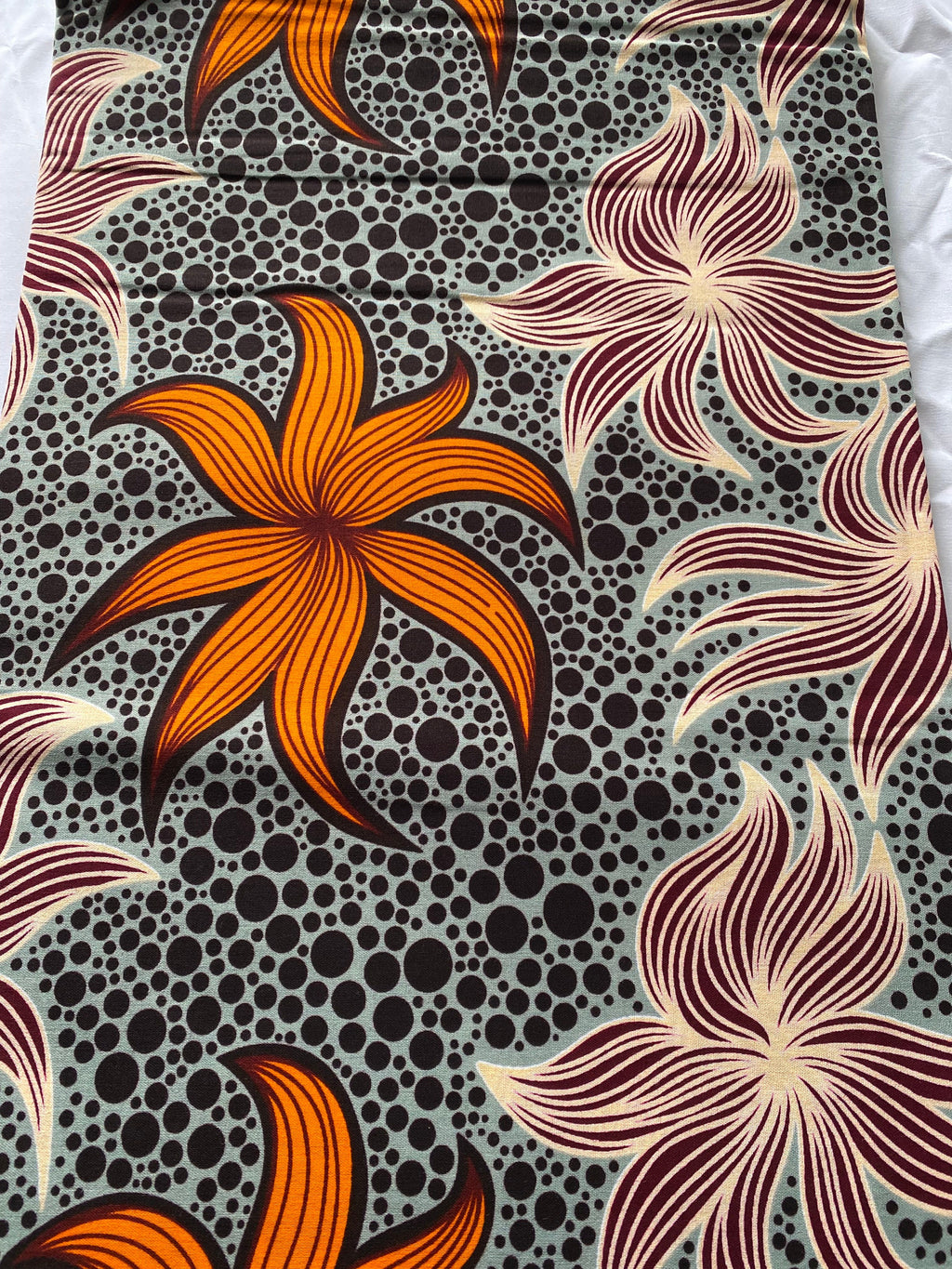 6 Yards 100% Cotton Ankara Wax Print Fabric African Print for Dressmaking, Quilting & Home Décor